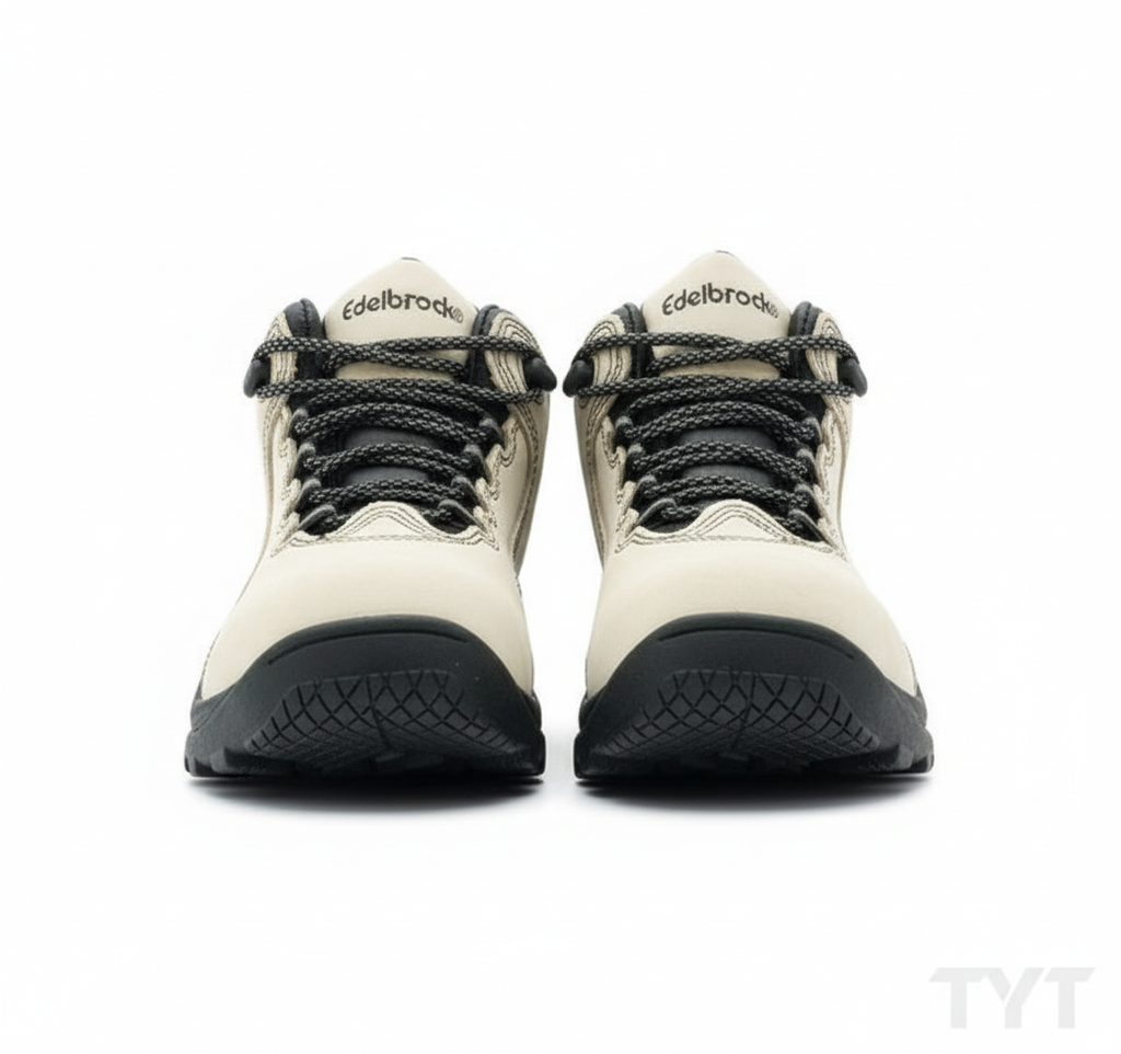 Botín Edelbrock ED 103 - Vista frontal con marca TYT