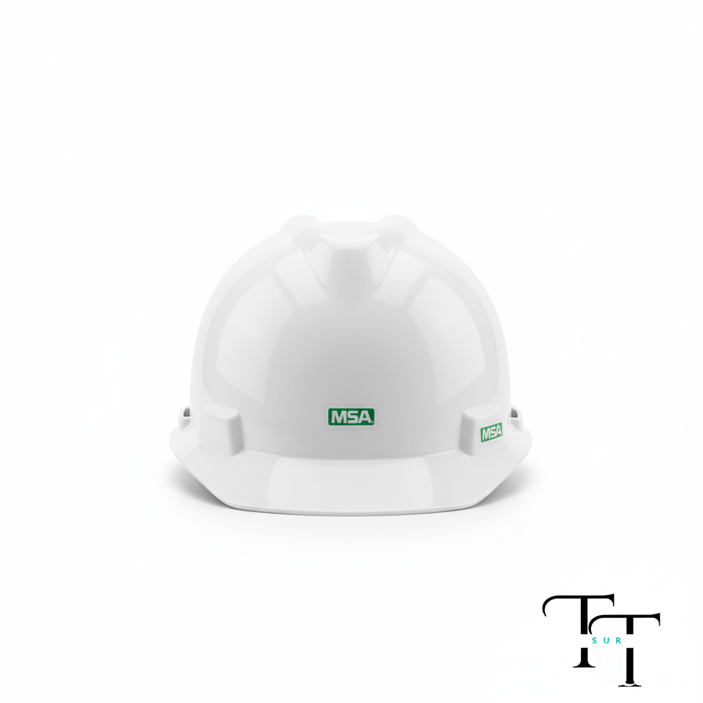 Casco MSA V-Gard - Vista Frontal