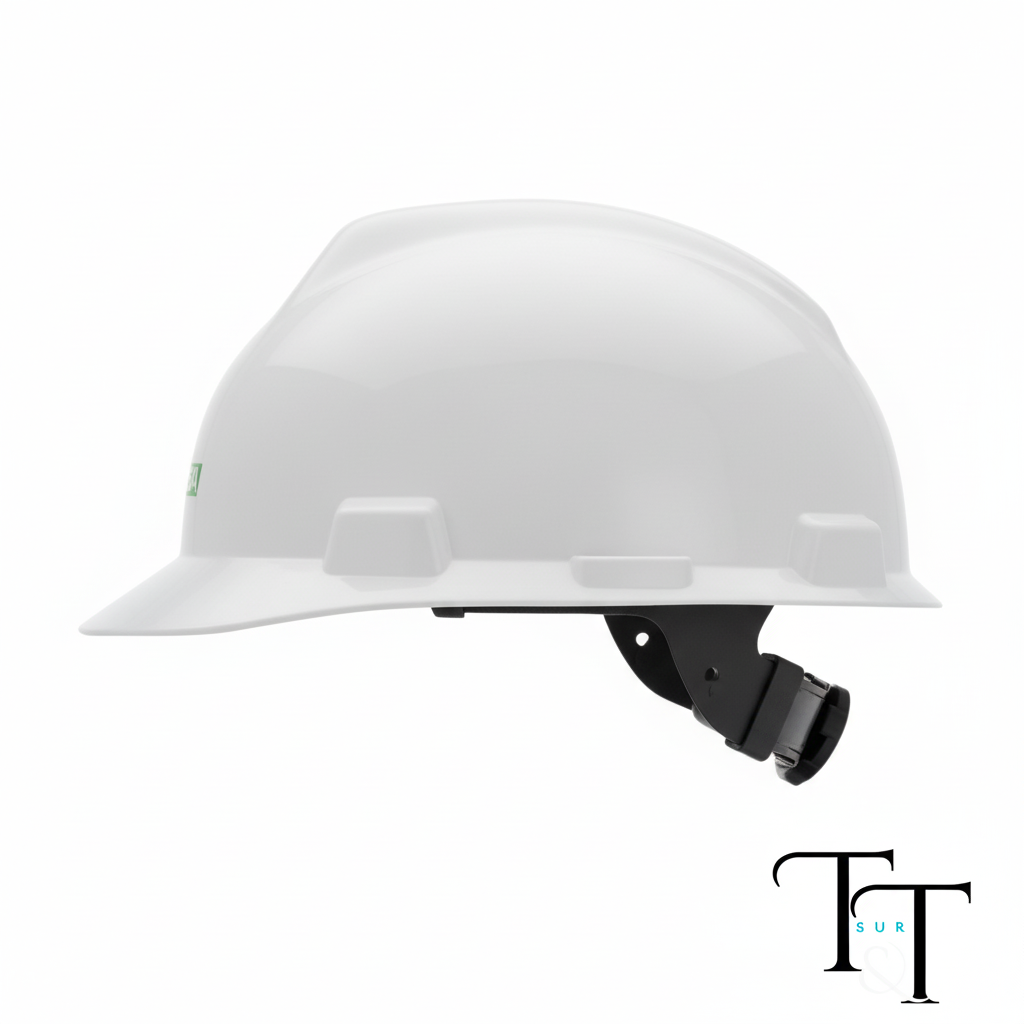 Casco MSA V-Gard - Vista Lateral