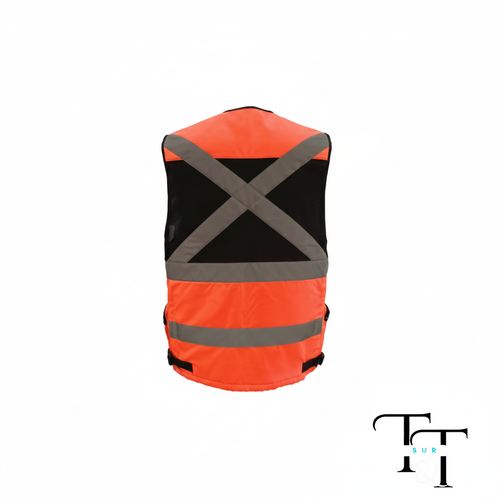 Chaleco Geólogo Minero - Vista Trasera