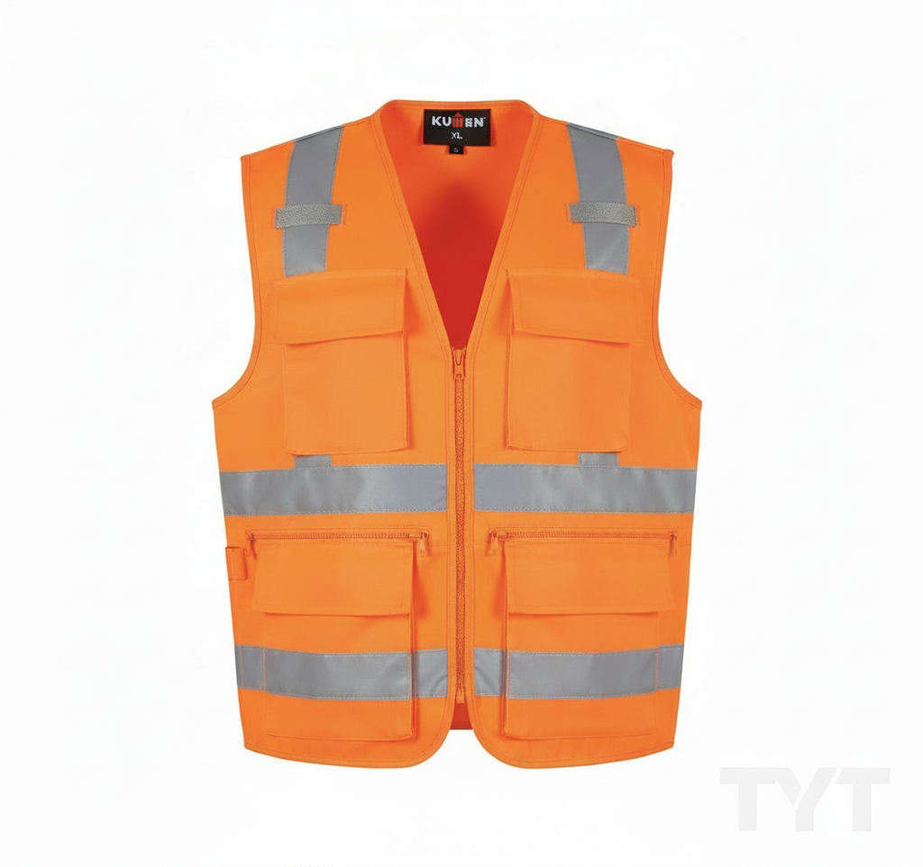 Chaleco profesional con marca de agua TYT