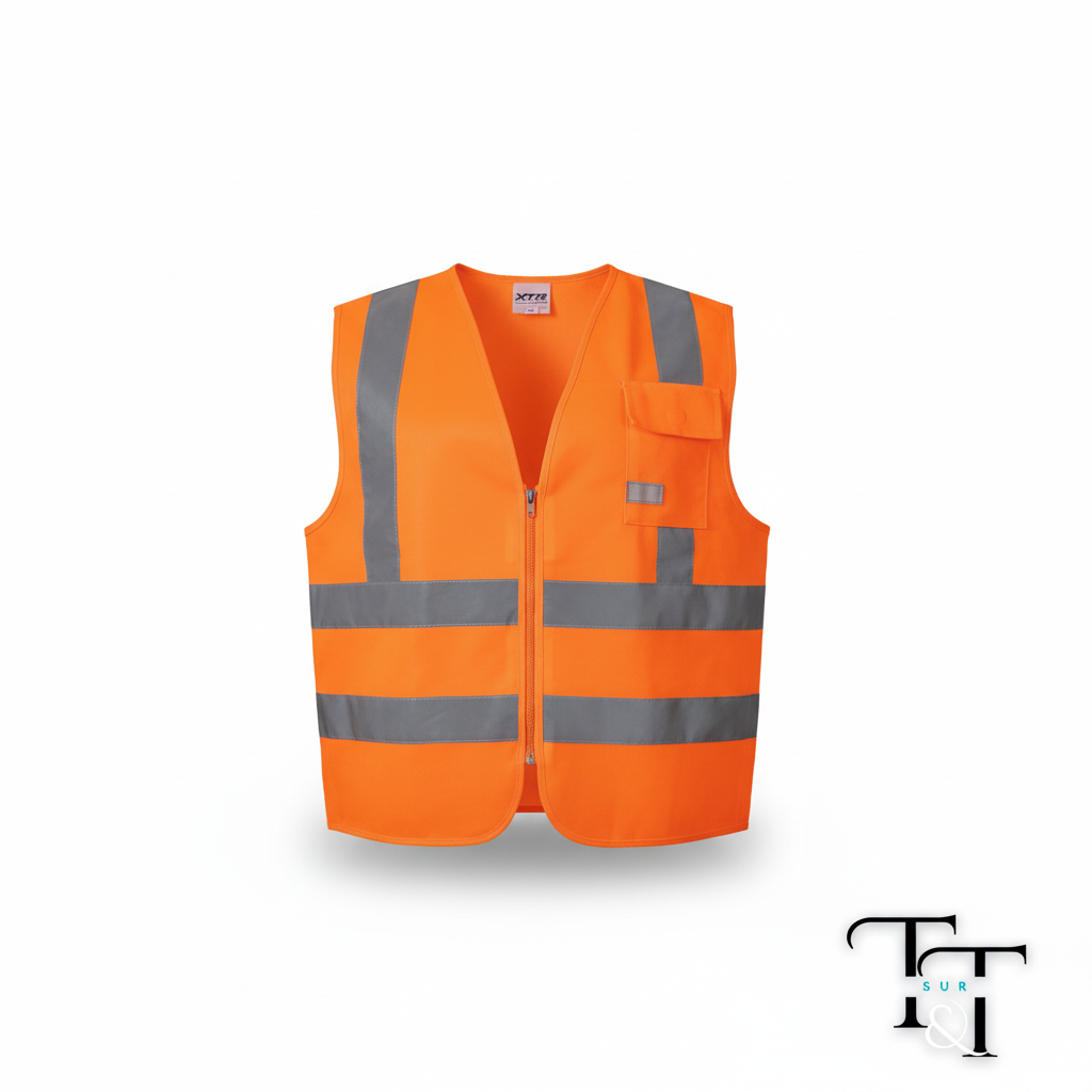 Chaleco Reflectante 1 Bolsillo - Vista Frontal