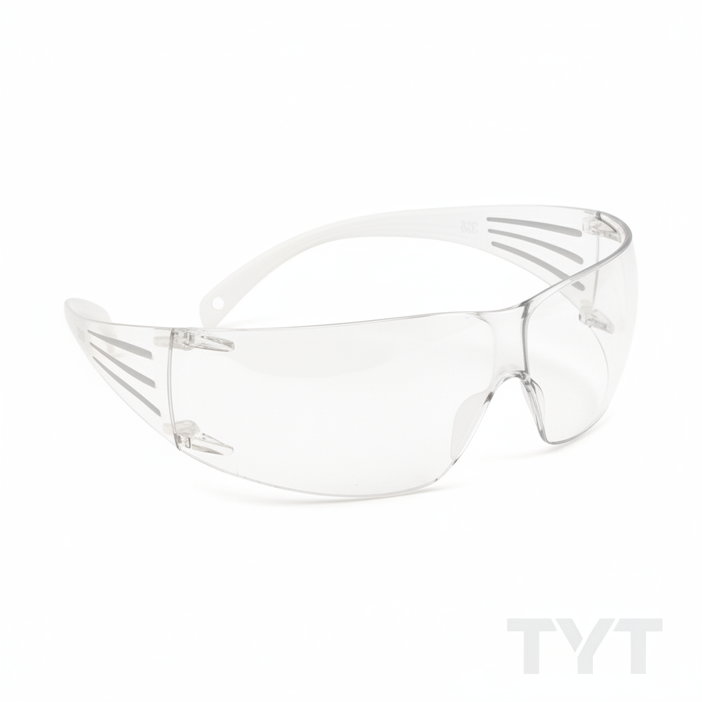 Lente 3M SecureFit - Vista en ángulo con marca TYT