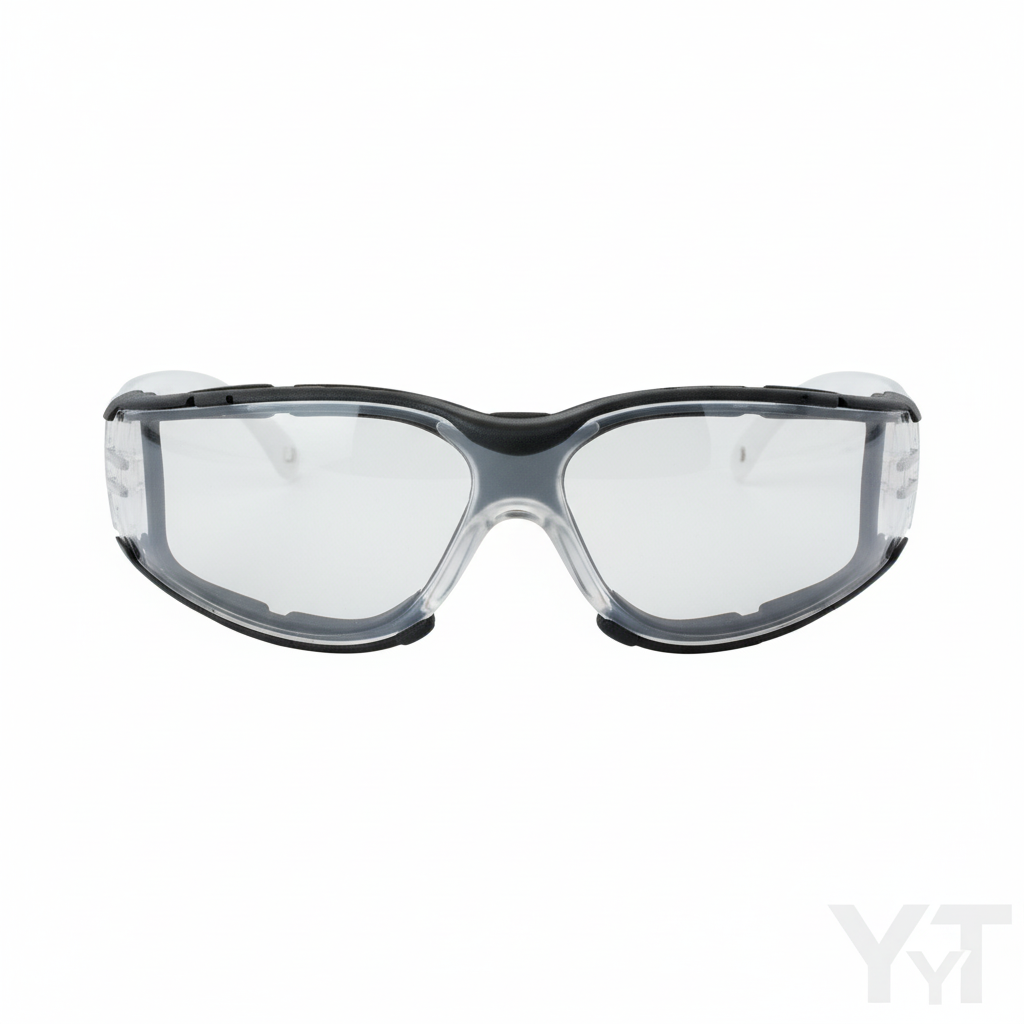 Lente Black Bull B3000 claro - Vista frontal con marca TYT