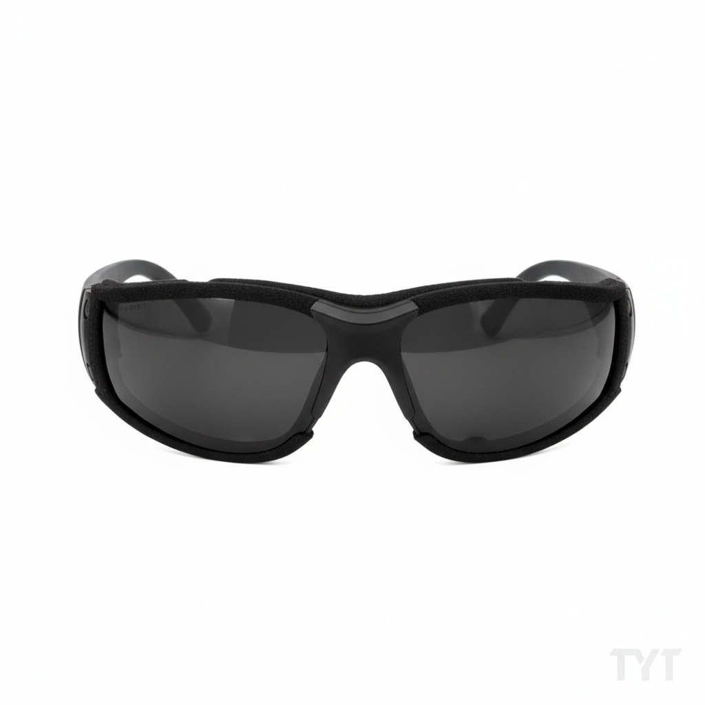 Lente Black Bull B3000 oscuro - Vista frontal con marca TYT