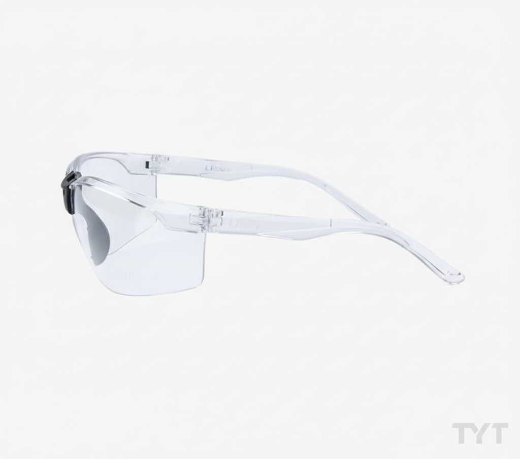 Lente Libus Claro Neon - Vista lateral con marca TYT