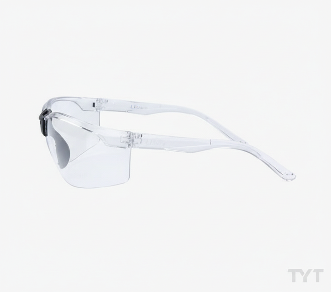 Lente Libus Claro Neon - Vista lateral con marca TYT