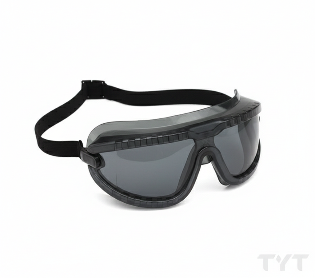 Lente Libus Neon HC Gris - Vista lateral con marca TYT