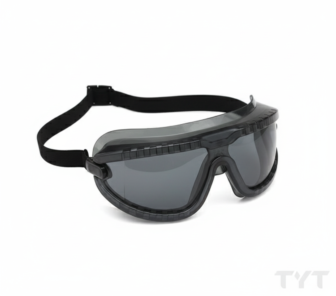 Lente Libus Neon HC Gris - Vista lateral con marca TYT