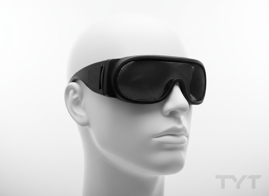 Lente Resistor Malla Pewan en cabeza de yeso con marca TYT