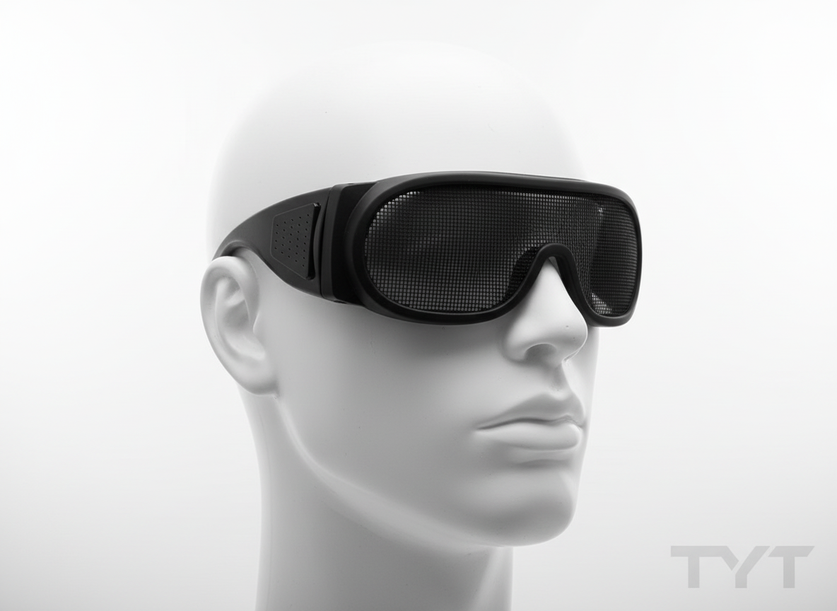 Lente Resistor Malla Pewan en cabeza de yeso con marca TYT