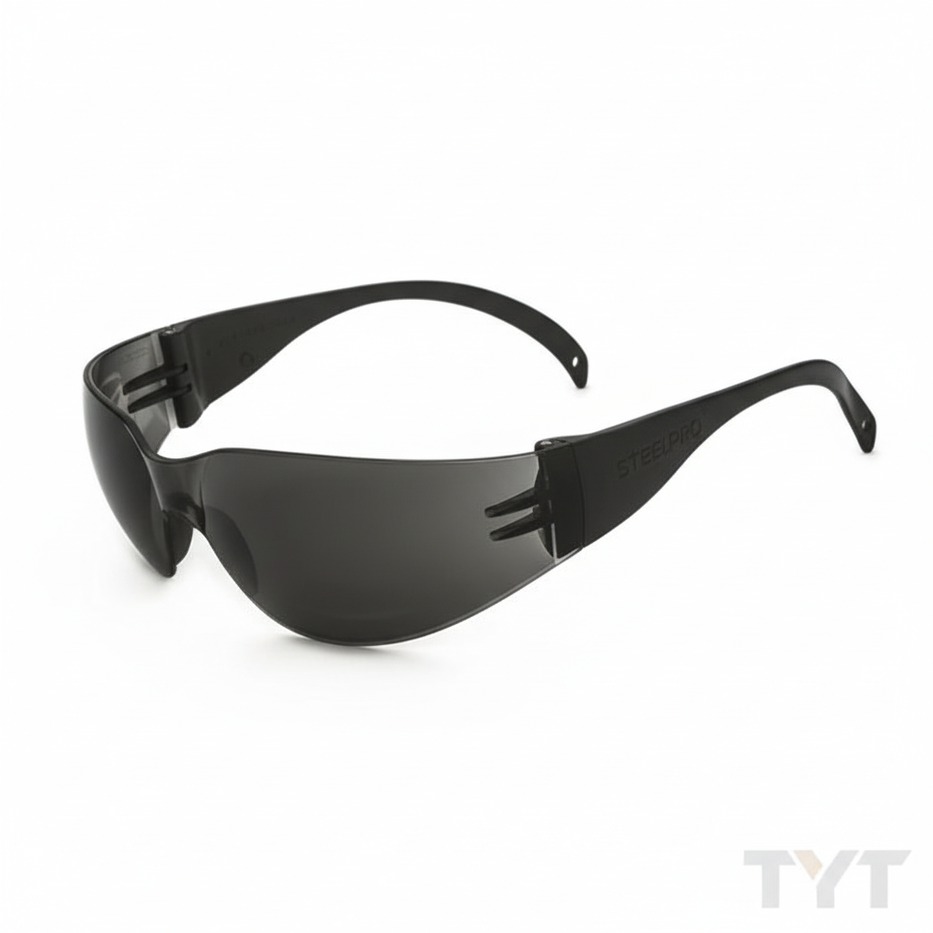 Lente Steelpro Spy - Vista lateral con marca TYT