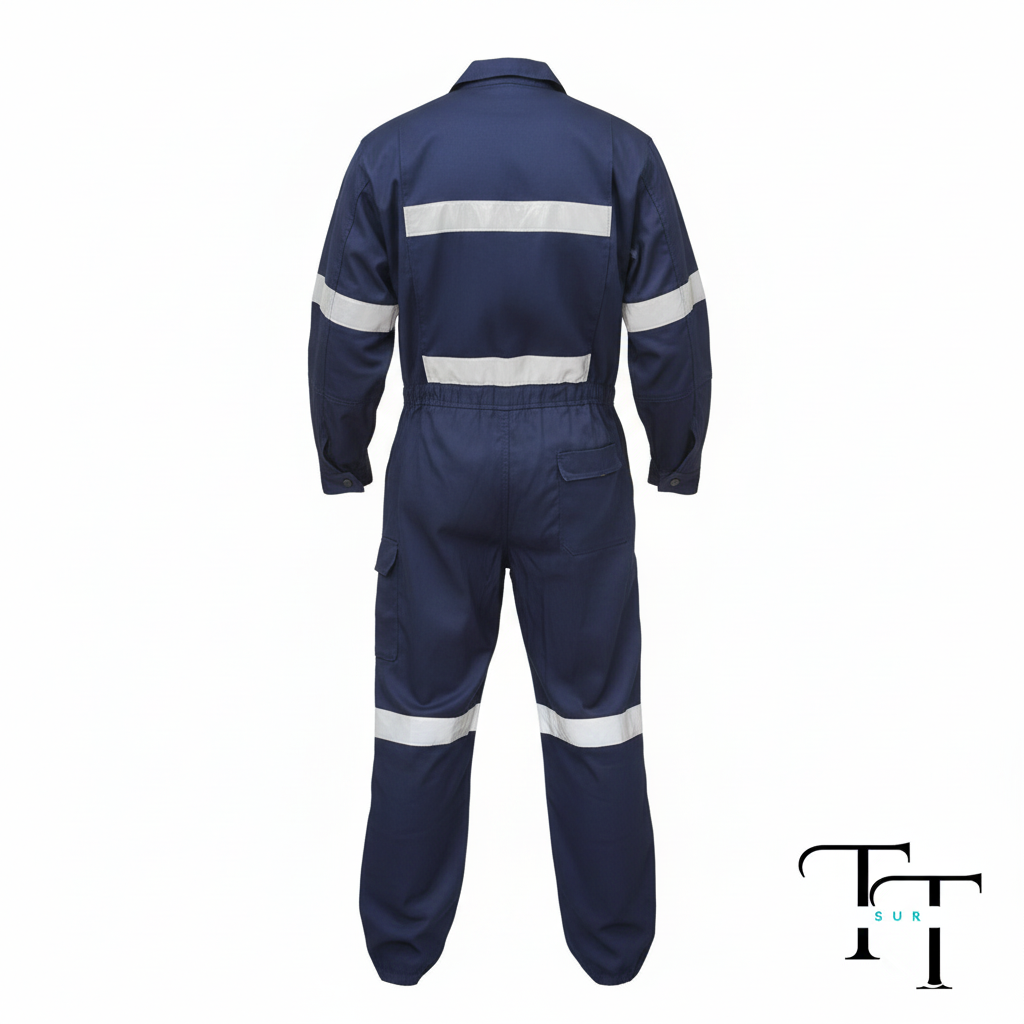 Overol Azul Marino - Vista Trasera