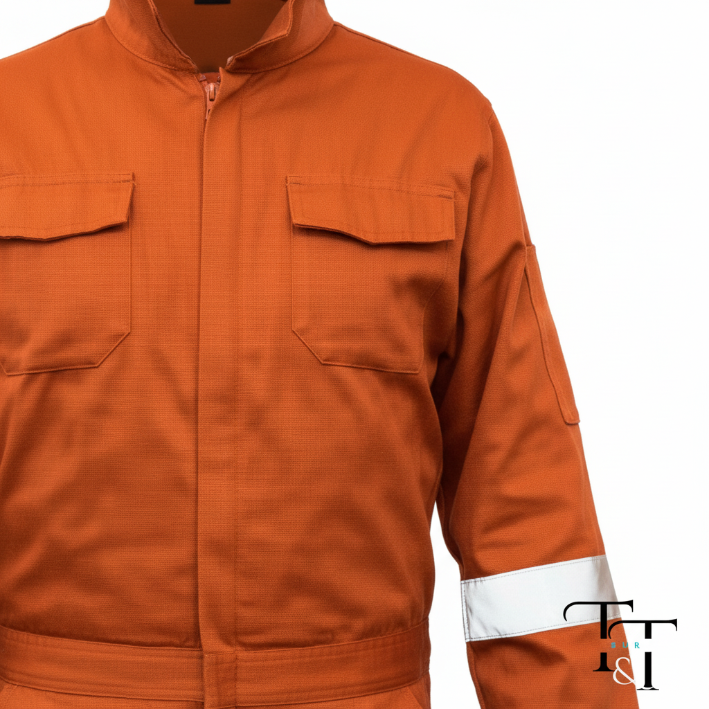 Overol Naranja - Detalle Superior