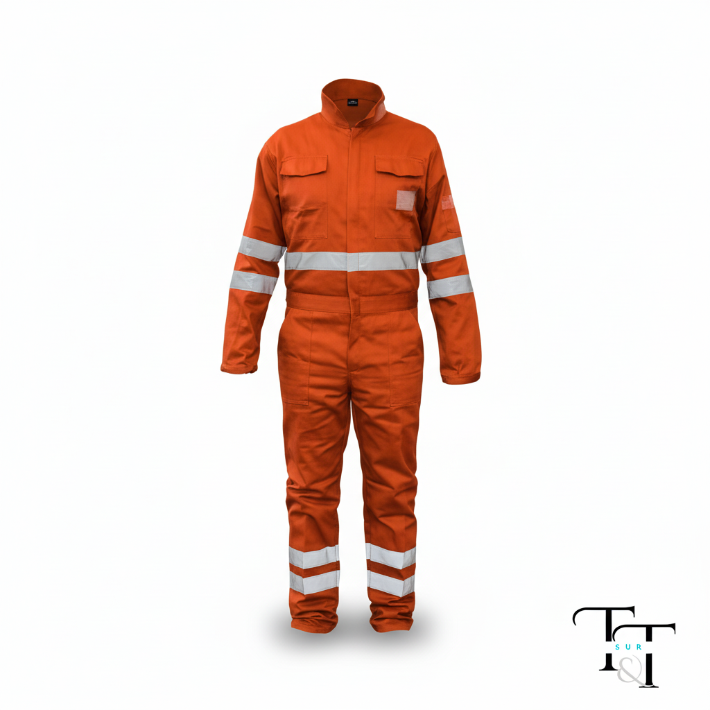 Overol Naranja - Vista Frontal