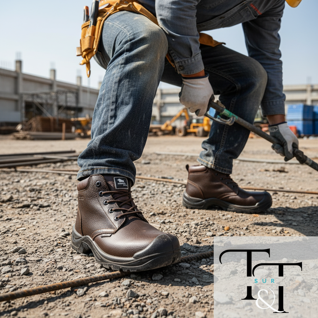 Trabajador en obra con BB Brulé